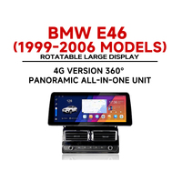 Lecteur DVD de voiture 12,3 pouces, autoradio Android, écran tactile, navigation GPS, Carplay, autoradio pour BMW E46 1999-2006