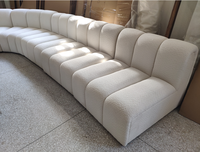 Ensemble de canapés modulaires sectionnels inclinables et extensibles, style européen moderne et simple, pour salon de villa