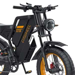 Vélo électrique EU GT20 EBIKE, vélo tout-terrain léger en carbone, moteur de moyeu arrière 2000W, batterie au lithium 60V 48V, autonomie de 60 km - Product Image 1