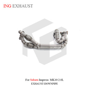 Ing dòng chảy cao SUS 304 ống xả đa dạng tiêu đề cho Subaru <span class=keywords><strong>Impreza</strong></span> MK10 2.0L với hệ thống ống chắn nhiệt - Product Image 4