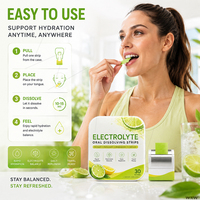 Tiras de Electrolitos Orales OEM ODM con Complejo de Electrolitos, Hidratación Rápida, Suplemento Dietético Deportivo, Fórmula Personalizada