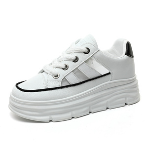 W3606 Zapatos de malla transpirables de verano para mujer al por mayor, con suela gruesa, versátiles y casuales, planos - Product Image 4