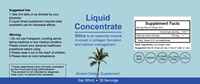 Vente en gros en usine Maintenir des niveaux sains de collagène Complément alimentaire minéral Gouttes de concentré liquide de silice pour adulte
