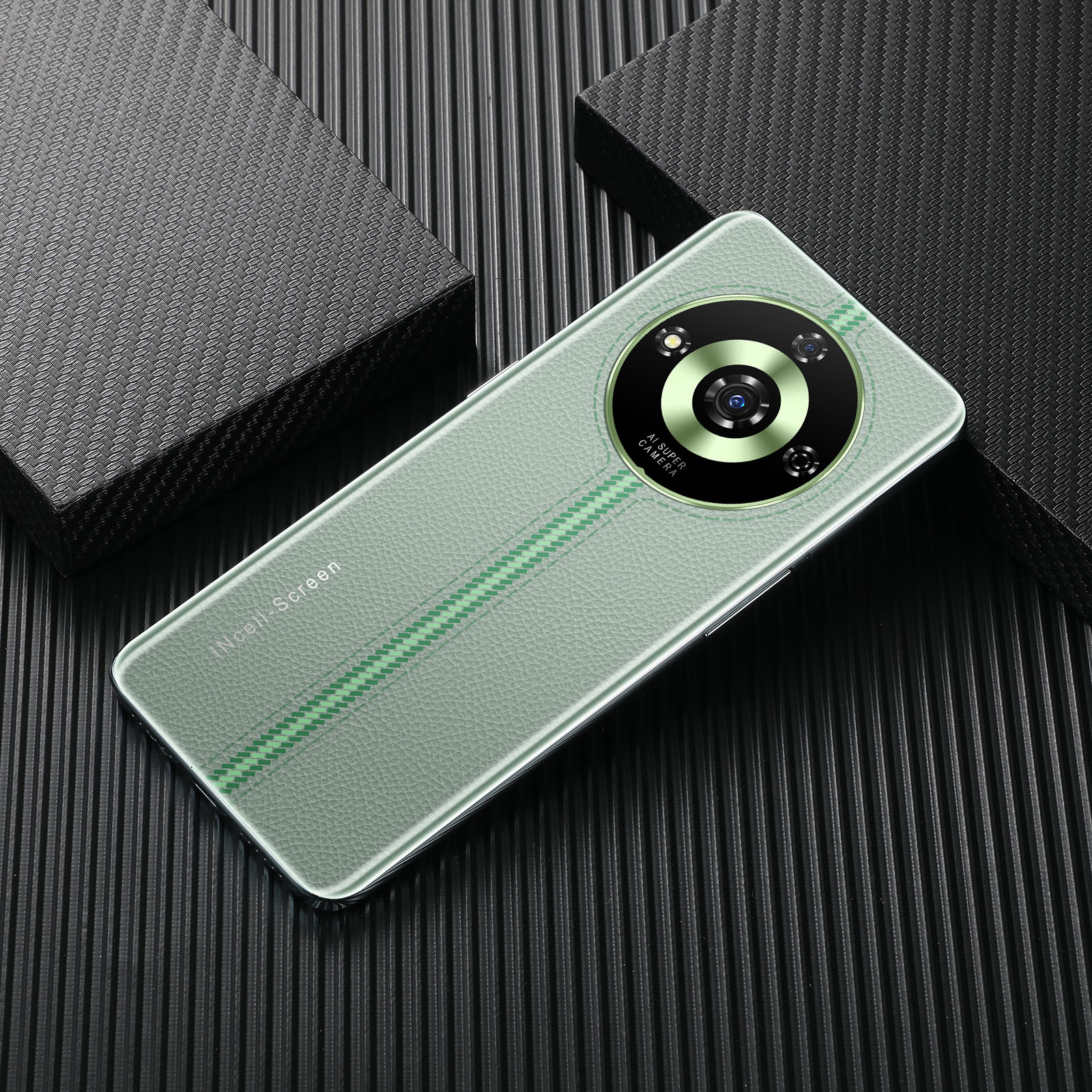 สีเขียว