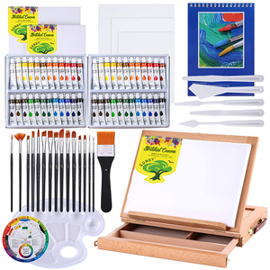 Bộ Tranh Nghệ Thuật Bán Buôn Bộ Sơn Acrylic Vải Bạt 100 Cotton Dùng Cho Tranh Vẽ - Product Image 2