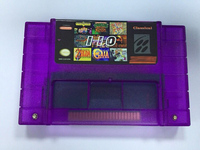 Nouvelle coque de console de jeu classique Super 110 en 1 SNES version américaine de haute qualité avec jeux vidéo anglais