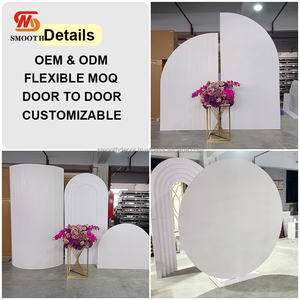 LISSE Design moderne haute qualité Durable luxueux événements de mariage fournitures acrylique arc mariage scène toile de fond - Product Image 2