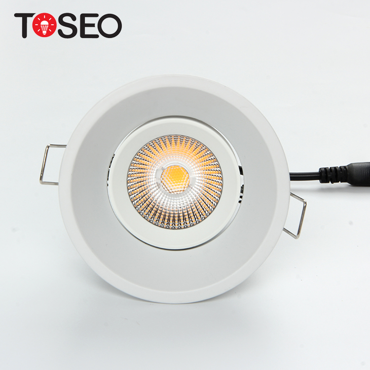Customized Deep Hole Anti Glare Recessed Downlights / Warm White LED downlights 220v