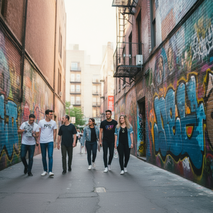 Camiseta Kpop Guys negra, tallas para niños disponibles - Product Image 1