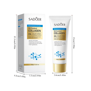Nettoyant Visage Hydratant et Apaisant OEM au Collagène Type III 3X, Contrôle du Sébum, Nettoyage en Profondeur, Blanchissant aux Herbes - Product Image 6