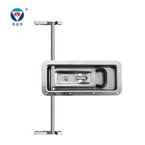 מפעל סין מיכל מקרר משאיות דלת חלקי מנעול ואביזרים יצרן מיכל דלת מתכת מנעול דלת מתכת - Product Image 4