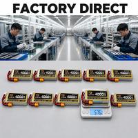 Batterie LiPo TCB améliorée 4000mAh 2S-8S 7.4V-29.6V 25C 30C 35C 40C 60C pour avion RC, drone, voiture RC, modèle de voiture RC