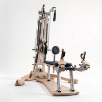 Tour de poulies de Pilates professionnelle en bois écologique avec équipement de studio gyroscopique réglable