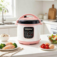 Cuisinière électrique à pression grande capacité avec système de verrouillage de sécurité et menus prédéfinis multiples pour usage domestique et commercial