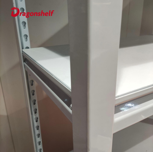 Étagère à rivets réglable <span class=keywords><strong>multi</strong></span>-usages 5 niveaux, rayonnage d'entrepôt, cadre métallique, acier angulaire, matériel, revêtement en poudre, protection ESD, carton - Product Image 6