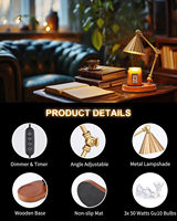 Usine Personnalisable 2 Ampoules Minuterie Gradateur Bougie Lampe Coloré Paquet Boîte En Gros Métal Matériel