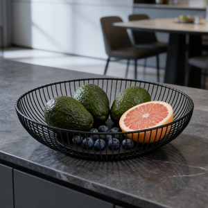 Panier de rangement en fil de fer forgé sur mesure pour fruits et légumes, organisateur de cuisine et de garde-manger, vente en gros - Product Image 2
