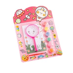 Kit de <span class=keywords><strong>dessin</strong></span> avec loupe pour élèves du primaire, enfants de maternelle, cadeau de fête - Thème animaux et nature, PP/non-tissé - Product Image 5