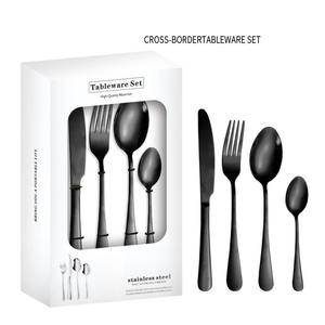 Cubertería Western Hotel, <span class=keywords><strong>24</strong></span> Juegos <span class=keywords><strong>de</strong></span> Cubiertos, Cuchillo, Tenedor y Cuchara en Caja <span class=keywords><strong>de</strong></span> Regalo - Product Image 3