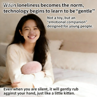 Emotionaler Entwicklungsroboter, interaktives, intelligentes Plüschtier, superweiches Plüschfell, Valentinstagsgeschenk für Jugendliche, Unisex
