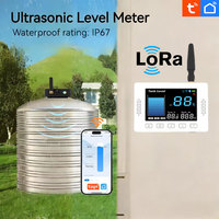 Sensor de Nivel Ultrasónico LoRa con Monitoreo Remoto en Tiempo Real por Aplicación, Alarma de Nivel Alto/Bajo para Tanques de Agua y Almacenamiento