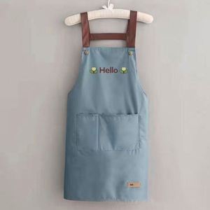 Delantal de Cocina Personalizado con Logotipo, Ajustable, con 2 Bolsillos, Resistente al Agua y al Aceite, para Mujeres y Hombres, Regalo - Product Image 3