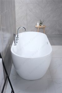 Blanc Durable Drain Central <span class=keywords><strong>Baignoire</strong></span> Chine 1500mm Moderne Acrylique Autoportante De Forme Ovale Tremper 1 Personne <span class=keywords><strong>Baignoire</strong></span> - Product Image 6