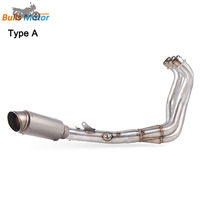 Pour YAMAHA MT09 FZ09 XSR900 traceur 900 900GT FJ09 tuyau d'échappement moteur système d'échappement en-tête 2014 2015 2016 2017 2018 2019 2020