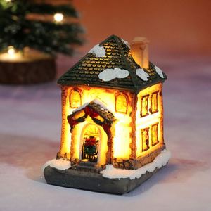 Adornos Navideños Modernos de Resina, Casitas Pequeñas para Micropaisajes, Uso en Interiores, Regalos Ecológicos de Navidad - Product Image 3