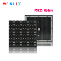 Écran de circulation extérieur haute vitesse P31.25 Module bicolore pleine couleur Affichage LED Haute luminosité 250x250mm IP65 Étanche