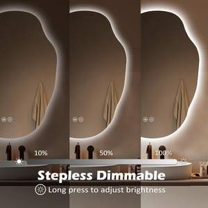 Miroir de salle de bain rétroéclairé à LED de style hôtel, ajoute une touche de luxe et d'éclairage de qualité professionnelle - Product Image 5