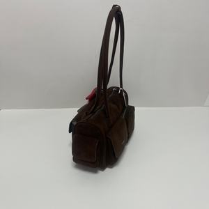 Bolso de Mano de Lujo para Mujer, de Piel Sintética de Gamuza, con Diseño de Caramelo, Impermeable, con Asa Única, para Vestir - Product Image 5