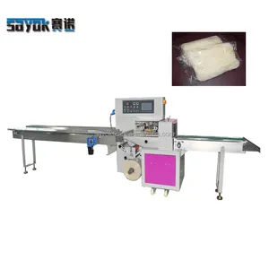 Easy to operate pillow horizontal packaging machine automatic rice noodles wrapping machine plastic bag wrapper