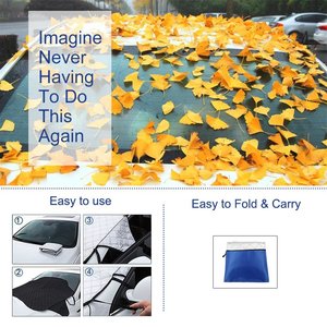 4 lớp bảo vệ mạnh mẽ từ cửa sổ xe kính chắn gió tuyết Frost Sun Shade Bìa in logo có sẵn - Product Image 4