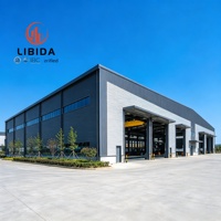 Edificio Industrial de Acero Sostenible, Almacén Prefabricado, Taller, Solución Ecológica de Estructura Metálica