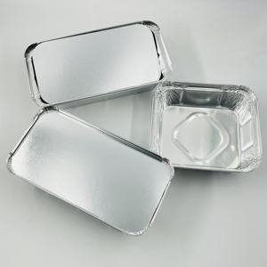 Tapa Rectangular Desechable de Papel de Aluminio para Envases de Alimentos con Logotipo Impreso, Apta para Uso Alimentario, Ecológica, Laminada, para Galletas y Bocadillos - Product Image 4