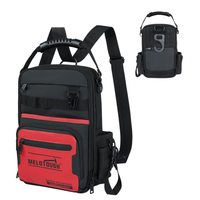 Sac à dos pour outils MELOTOUGH pour hommes, 30 poches multi-rangements, sac à outils robuste pour bricolage, OEM, bretelles double forme