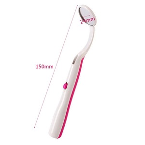 LED Mouth <b>Mirror</b> Disposable Fog-Free Reflector <b>Plastic</b> & Glass 15cm - Product Image 5