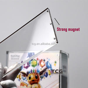 TCG Vente en gros <span class=keywords><strong>Pokemon</strong></span> <span class=keywords><strong>Go</strong></span> Elite Trainer Box Acrylique Aimant Vitrine Anti-UV PLUS Protection <span class=keywords><strong>ETB</strong></span> <span class=keywords><strong>Pokemon</strong></span> Case Avec Base - Product Image 4