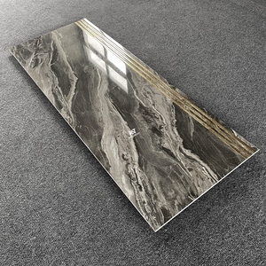 Baldosas de Porcelana Esmaltada para <span class=keywords><strong>Piso</strong></span>, Estilo Mármol, Gris Dorado, Antideslizantes, de Lujo para Interiores, Resistentes al Agua, 470x1200mm - Product Image 4