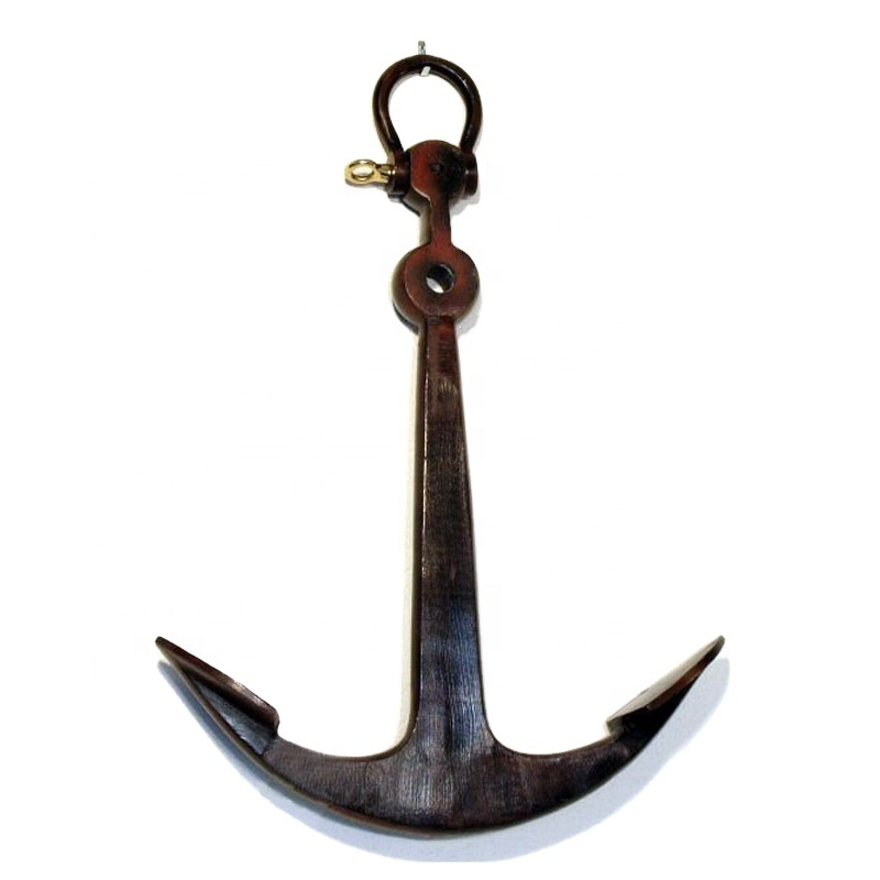 Antique Nautical Aluminum Ship Anchor for