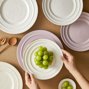 Bol en céramique, compatible micro-ondes, design moderne et simple, forme élégante, haute valeur chromatique, sous-glaçure, pour la maison, les gîtes et les restaurants - Product Image 2