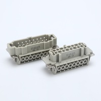 Connecteur femelle robuste Harting HD HE avec boîtier en aluminium et inserts en cuivre, 16A 500V IP65, modèle H32B-SGR, excellent état