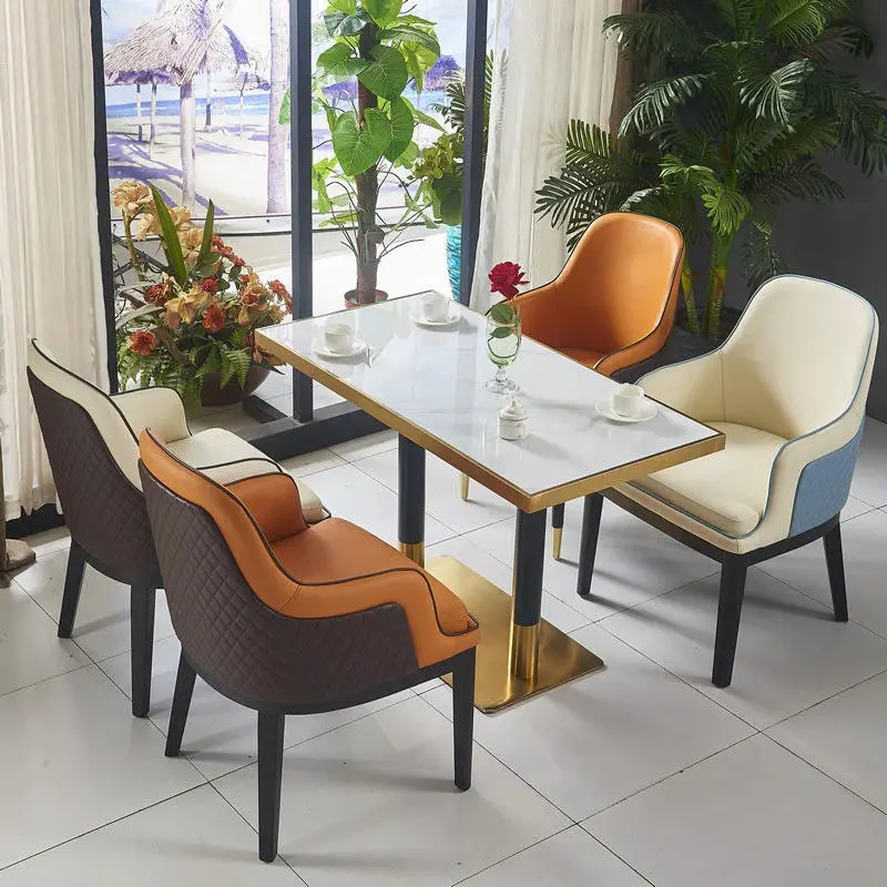 आधुनिक सरल असबाबवाला अवकाश कुर्सी लक्जरी होटल के रिसेप्शन नारंगी कुर्सी सम्मेलन खाने की कुर्सियों