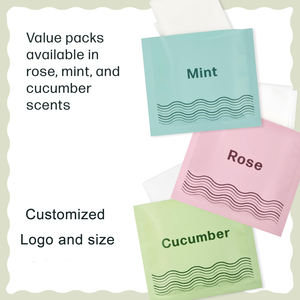 Органические мягкие влажные салфетки для взрослых с антиперспирантом, смываемые, дезодорант для тела, под собственной торговой маркой, ароматизированные, для ухода за кожей, 24 шт. - Product Image 2