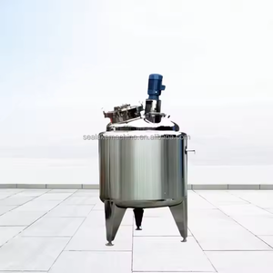 डाई मिश्रण के लिए स्तर संकेतक और दबाव गेज के साथ स्टेनलेस स्टील मिश्रण बैरल - Product Image 1