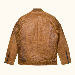 Chaqueta de Motocicleta de Cuero Genuino para Conducción Urbana, Equipo de Seguridad Premium, Chaqueta de Motociclista de Cuero con Cierre Frontal, la Mejor Chaqueta para Motociclistas - Product Image 6