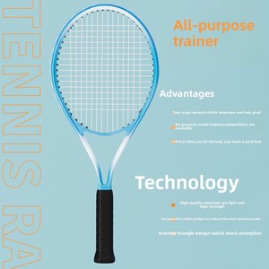 Raqueta de tenis de fibra de carbono profesional-Raqueta de entrenamiento de tenis de playa duradera y ligera para adultos y jóvenes - Product Image 4