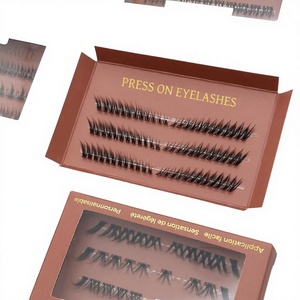 PBT Lash Trays 3D 5D Handmade 12 Rows Individual <b>Cluster</b> Eyelash Extensions for DIY Use - Product Image 3