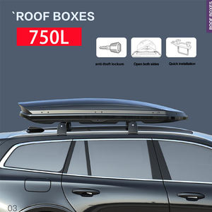 Porte-bagages <span class=keywords><strong>de</strong></span> <span class=keywords><strong>coffre</strong></span> <span class=keywords><strong>de</strong></span> <span class=keywords><strong>toit</strong></span> <span class=keywords><strong>de</strong></span> voiture en ABS Ouverture double face pratique pour toutes les voitures avec <span class=keywords><strong>coffre</strong></span> à bagages <span class=keywords><strong>de</strong></span> <span class=keywords><strong>toit</strong></span> - Product Image 2